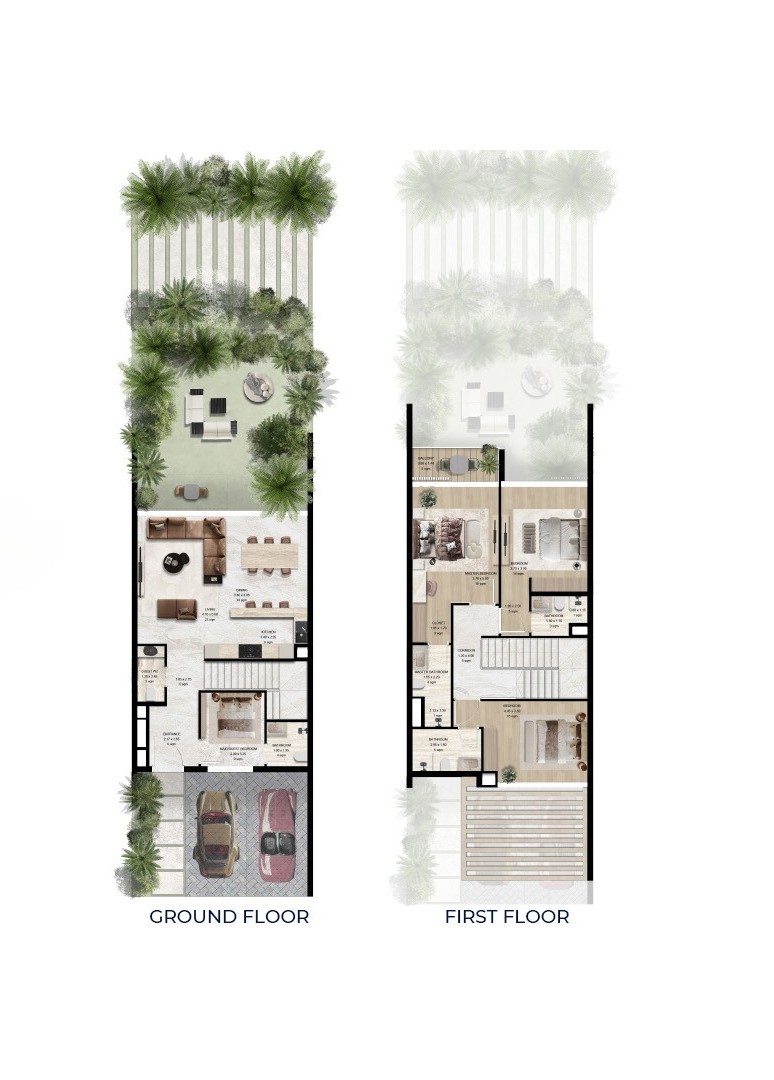 4BR Townhouse Floor Plan