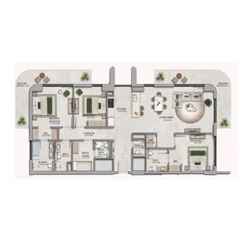 3 Bedrooms