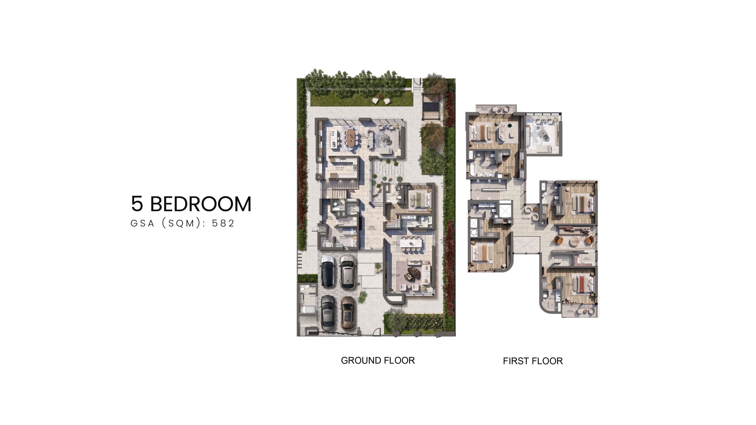 5 Bedrooms