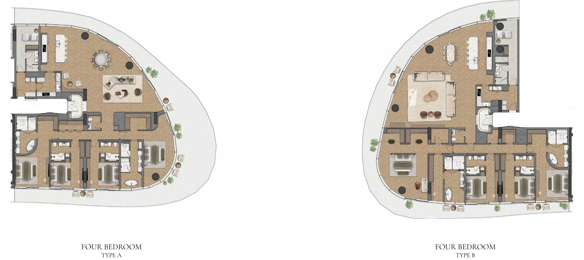 4 Bedrooms